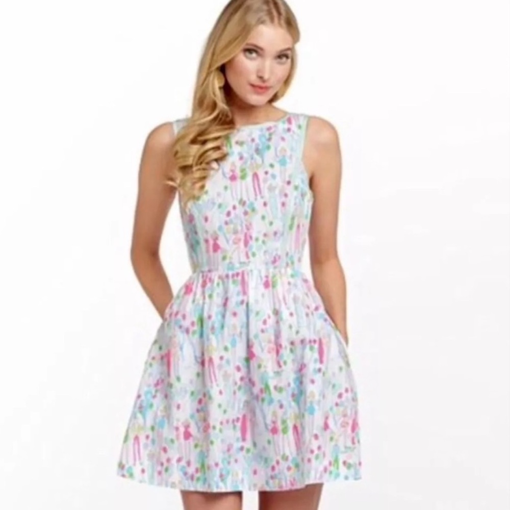 Lilly Pulitzer Sandrine dress in “Pop” print